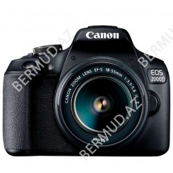 Fotoaparat Canon DSLR EOS 2000D 1855IS+SB130+16GB